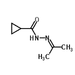 CAS 登录号：119393-11-2， N'-异亚丙基环丙烷甲酰肼