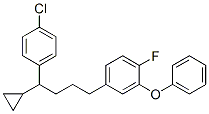 CAS#: 119544-94-4, 4-[4-(4-Chlorophenyl)-4-Cyclopropyl-Butyl]-1-Fluoro-2-Phenoxy-Benzene