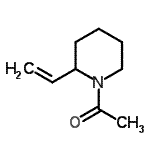 CAS 登录号：119554-68-6， 1-(2-乙烯基-1-哌啶基)乙酮
