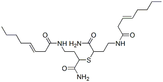 CAS 登录号：119637-70-6， 2-(3-辛烯酰氨基)乙基(氨基甲酰甲基)硫醚