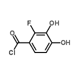 CAS 登录号：119735-25-0， 2-氟-3,4-二羟基苯甲酰氯化物