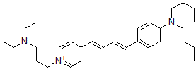 CAS#: 119738-64-6, N,N-Dibutyl-4-[(1E,3E)-4-[1-(3-Diethylaminopropyl)Pyridin-1-Ium-4-Yl]Buta-1,3-Dienyl]Aniline
