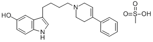 CAS 登录号：119742-13-1， 罗克吲哚甲磺酸盐