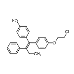 CAS#: 119757-57-2, 4-{(1E)-1-[4-(2-Chloroethoxy)Phenyl]-2-Phenyl-1-Buten-1-Yl}Phenol