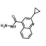 CAS#: 119778-68-6, 2-Cyclopropyl-4-Quinolinecarbohydrazide