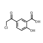 CAS 登录号：119798-65-1， 5-(氯乙酰基)-2-羟基苯甲酸