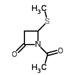 CAS#: 119873-97-1, 1-Acetyl-4-(Methylsulfanyl)-2-Azetidinone