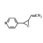 CAS 登录号：119875-69-3， 4-(3-乙烯基-2-环氧乙烷基)吡啶