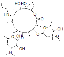 CAS 登录号：119904-03-9， 9-脱氧-9-(丙基氨基)红霉素