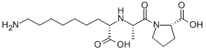 CAS 登录号：120008-53-9， (2S)-1-[(2S)-2-[[(2S)-9-氨基-1-羟基-1-氧代壬-2-基]氨基]丙酰]吡咯烷-2-羧酸