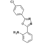 CAS 登录号：120107-40-6， 2-[5-(4-氯苯基)-1,3,4-恶二唑-2-基]苯胺
