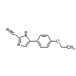 CAS 登录号：120118-42-5， 4-(4-乙氧基苯基)-1H-咪唑-2-甲腈