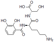 CAS#: 120124-51-8, (2S)-2-[[(2R)-6-Amino-2-[(2,3-Dihydroxybenzoyl)Amino]Hexanoyl]Amino]-3-Hydroxypropanoic Acid