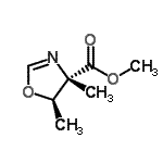 CAS#: 120133-99-5, Methyl (4S,5R)-4,5-Dimethyl-4,5-Dihydro-1,3-Oxazole-4-Carboxylate