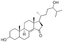 CAS 登录号：120171-12-2， (3S,5S,9R,10S,13R)-3-羟基-17-[(2R)-5-羟基-6-甲基庚烷-2-基]-10,13-二甲基-1,2,3,4,5,6,7,9,11,12,16,17-十二氢环戊烯并[a]菲-15-酮