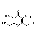 CAS#: 1202-10-4, 2,6-Diethyl-3,5-Dimethyl-4H-Pyran-4-One