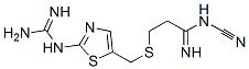 CAS#: 120399-38-4, N'-Cyano-3-[[2-(Diaminomethylideneamino)-1,3-Thiazol-5-Yl]Methylsulfanyl]Propanimidamide