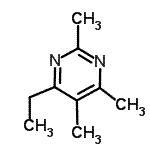 CAS#: 120537-58-8, 4-Ethyl-2,5,6-Trimethylpyrimidine