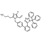 CAS#: 120568-18-5, 2-Butyl-4-Chloro-1-{[2'-(1-Trityl-1H-Tetrazol-5-Yl)-4-Biphenylyl]Methyl}-1H-Imidazole-5-Carbaldehyde
