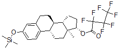 CAS#: 120623-45-2, Estradiol-3-Trimethylsilyl Ether-17-Heptafluorobutyrate