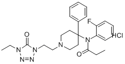 CAS#: 120656-93-1, N-[1-[2-(4-Ethyl-5-Oxotetrazol-1-Yl)Ethyl]-4-Phenylpiperidin-4-Yl]-N-(2-Fluorophenyl)Propanamide Hydrochloride