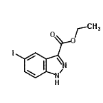 CAS 登录号：1207-38-1， 乙基5-碘-1H-吲唑-3-羧酸酯