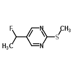 CAS#: 120717-49-9, 5-(1-Fluoroethyl)-2-(Methylsulfanyl)Pyrimidine