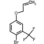 CAS 登录号：1208-41-9， 4-(烯丙氧基)-1-溴-2-(三氟甲基)苯