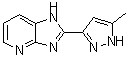 CAS#: 120800-21-7, 2-(5-Methyl-1H-Pyrazol-3-Yl)-1H-Imidazo[4,5-b]Pyridine