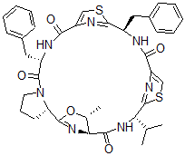 CAS 登录号：120853-17-0， (7R,14S)-14-Demethyl-7-De(1-Methylpropyl)-14-Phenylmethyl-7-(1-Methylethyl)Ulicyclamide