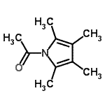 CAS 登录号：120892-95-7， 1-(2,3,4,5-四甲基-1H-吡咯-1-基)乙酮
