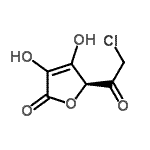 CAS 登录号：120912-36-9， (5S)-5-(氯乙酰基)-3,4-二羟基-2(5H)-呋喃酮