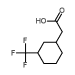 CAS#: 120976-33-2, [3-(Trifluoromethyl)Cyclohexyl]Acetic Acid