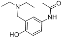 CAS 登录号：121-78-8， N-[3-(二乙基氨基甲基)-4-羟基苯基]乙酰胺
