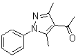 CAS 登录号：1210-43-1， 1-(3,5-二甲基-1-苯基-1H-吡唑-4-基)乙酮