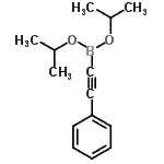 CAS 登录号：121021-26-9， 二异丙基(苯基乙炔基)硼酸酯