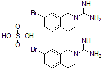 CAS 登录号：1212-83-5， 胍尼索喹硫酸盐