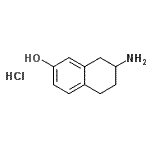 CAS#: 121216-41-9, 7-Amino-5,6,7,8-Tetrahydro-2-Naphthalenol Hydrochloride (1:1)
