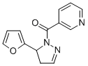 CAS#: 121322-22-3, 4,5-Dihydro-5-(2-Furanyl)-1-(3-Pyridinylcarbonyl)-1H-Pyrazole