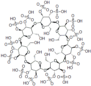 CAS#: 121369-51-5, beta-Cyclodextrin Tetradecasulfate