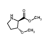 CAS 登录号：121373-42-0， 甲基(3R)-3-甲氧基-D-脯氨酸酯