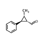 CAS 登录号：121422-18-2， (1S,2S,3S)-2-甲基-3-苯基环丙烷甲醛