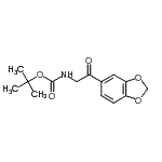 CAS#: 121505-99-5, 2-Methyl-2-Propanyl [2-(1,3-Benzodioxol-5-Yl)-2-Oxoethyl]Carbamate
