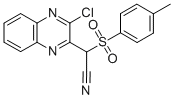 CAS#: 121512-59-2, (2R)-2-(3-Chloroquinoxalin-2-Yl)-2-(4-Methylphenyl)Sulfonylacetonitrile