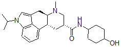 CAS 登录号：121566-75-4， (8beta(反式))-N-(4-羟基环己基)-6-甲基-1-(1-甲基乙基)-麦角灵-8-甲酰胺