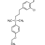 CAS#: 121626-74-2, [3-(3-Chloro-4-Fluorophenyl)Propyl](4-Ethoxyphenyl)Dimethylsilane