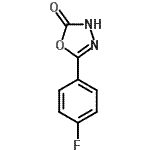 CAS 登录号：121649-18-1， 5-(4-氟苯基)-1,3,4-恶二唑-2(3H)-酮