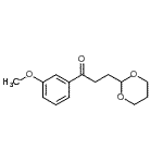 CAS#: 121789-35-3, 3-(1,3-Dioxan-2-Yl)-1-(3-Methoxyphenyl)-1-Propanone
