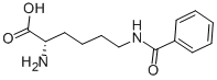 CAS 登录号：1219-46-1， (2S)-2-铵基-6-(苯甲酰基氨基)己酸酯