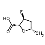 CAS#: 121911-25-9, (5S)-2,5-Anhydro-3,4-Dideoxy-3-Fluoro-5-Methyl-L-Erythro-Pentonic Acid